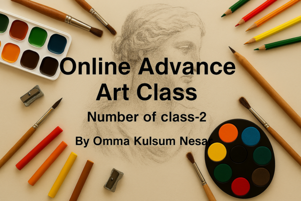 Online Art Class- Advance Level (2 Classes)